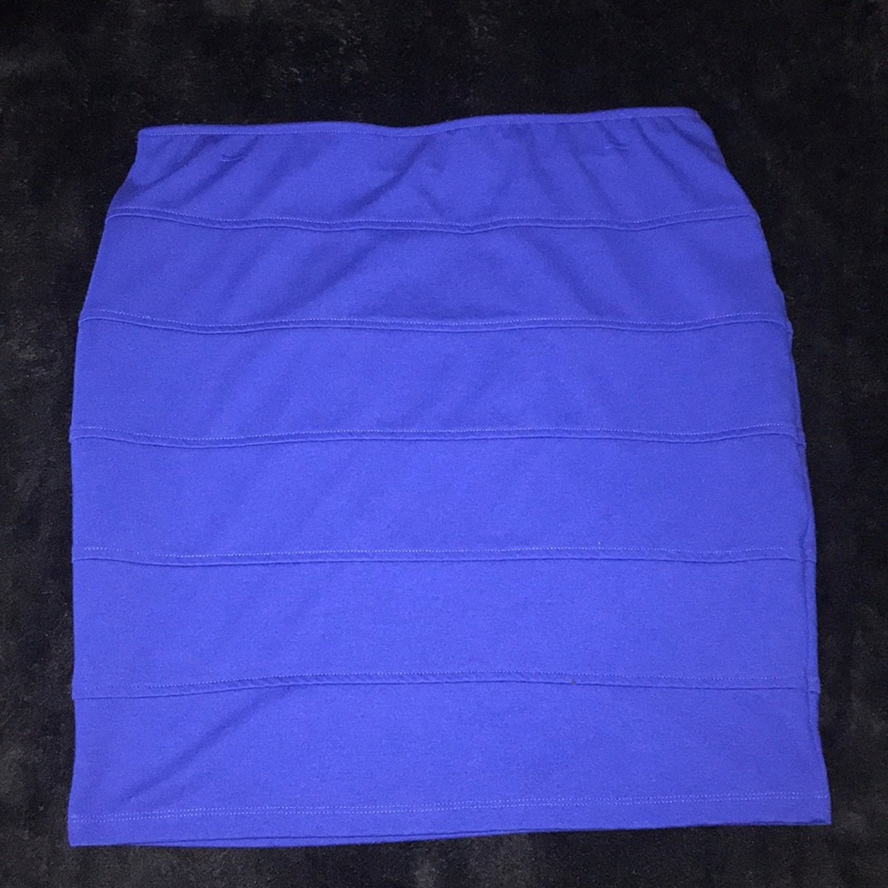 Blue Pencil Skirt